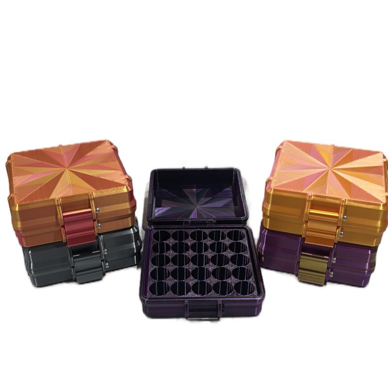 3D Printed Vial Cases for 3ml Vials - Snap-Close Design for Travel & Storage